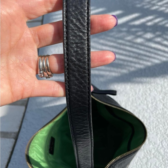 Kate Spade~ Black Leather Shoulder Bag - Picture 8 of 12